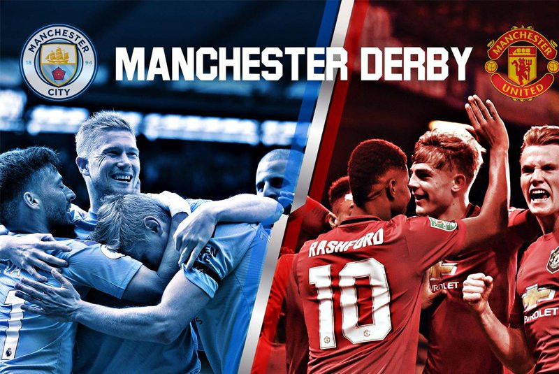 Trận derby hoa hồng giữa Manchester United và Manchester City